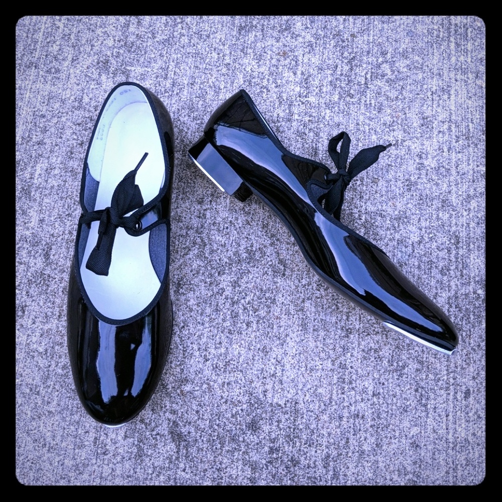 Tempo by Leo's Tap Dance Shoes new black 9.5